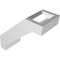 Ekena Millwork 3-in. W x 6-in. D x 6-in. H Burlington Architectural Grade PVC Knee Brace BRCP03X06X06BUR - alternate 5